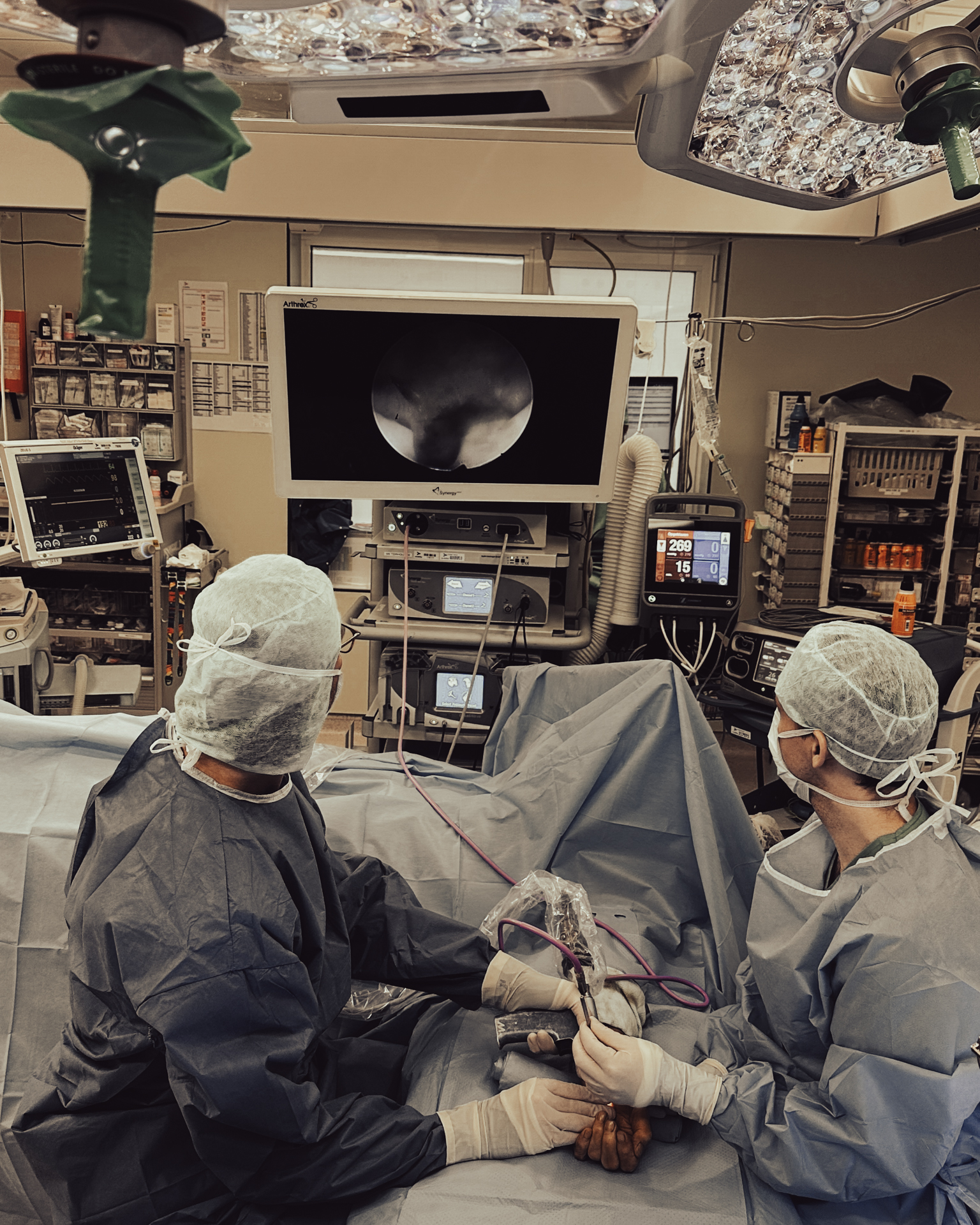 3 months in an orthopedic surgery room